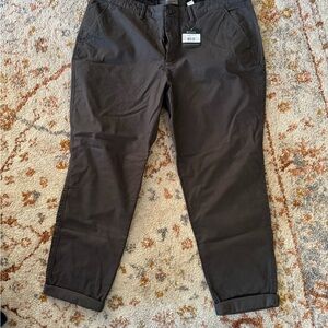 Women’s Eddie Bauer Legend Wash Chino Pants Boyfriend Midrise size 16